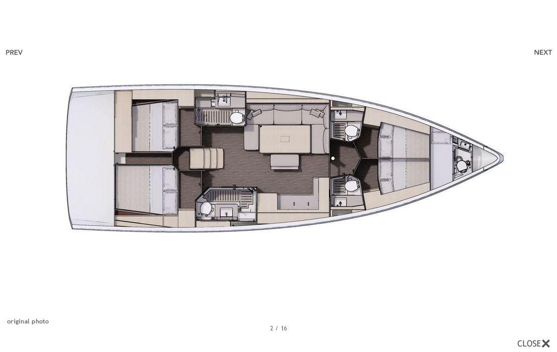 Dufour 470 - 4 + 1 cab., picture 2