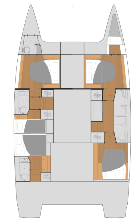 Fountaine Pajot Tanna 47 - 5 + 1 cab. - Sirius, picture 2