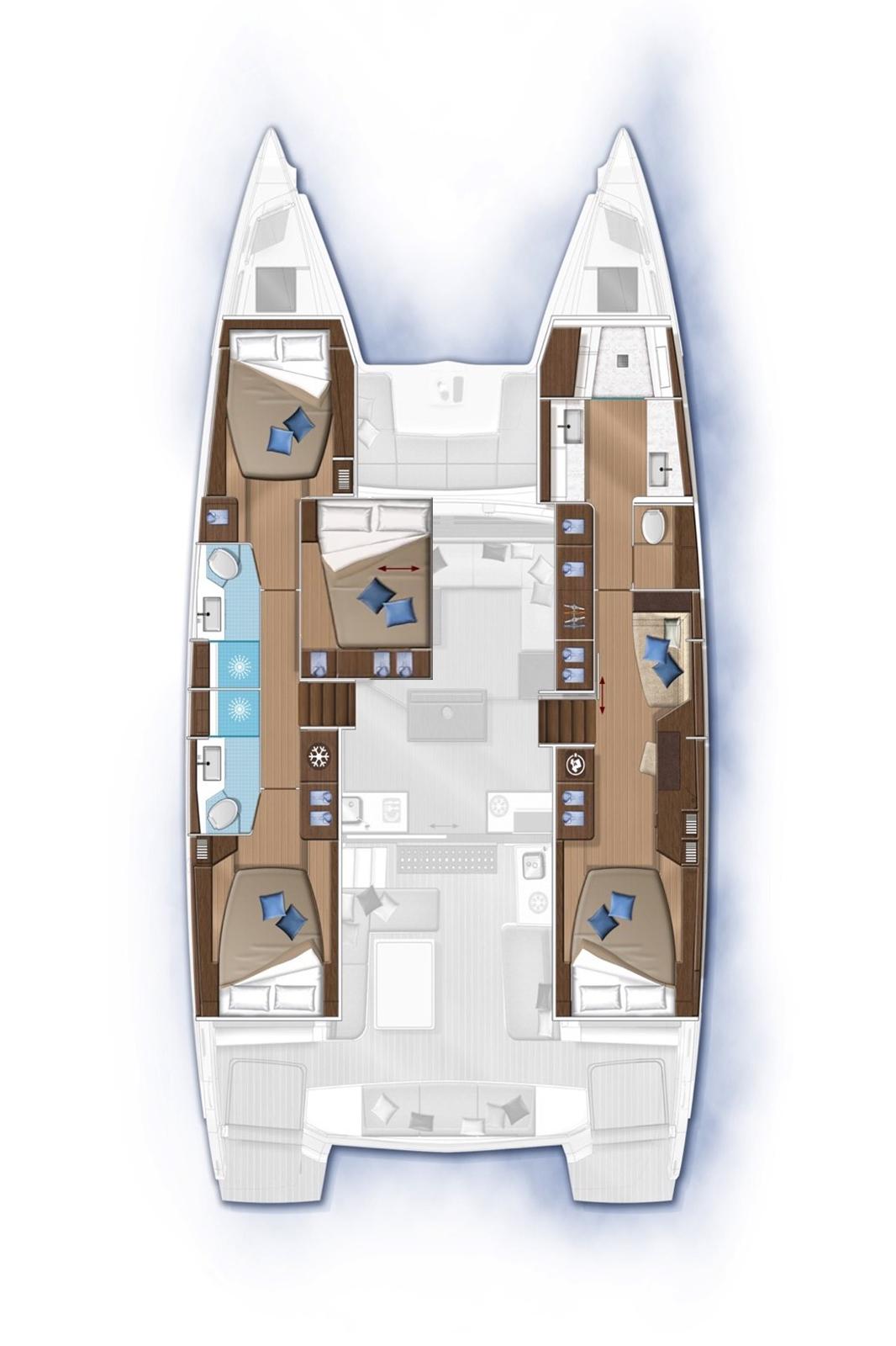 Lagoon 50 OW - 4 + 1 cab., picture 2