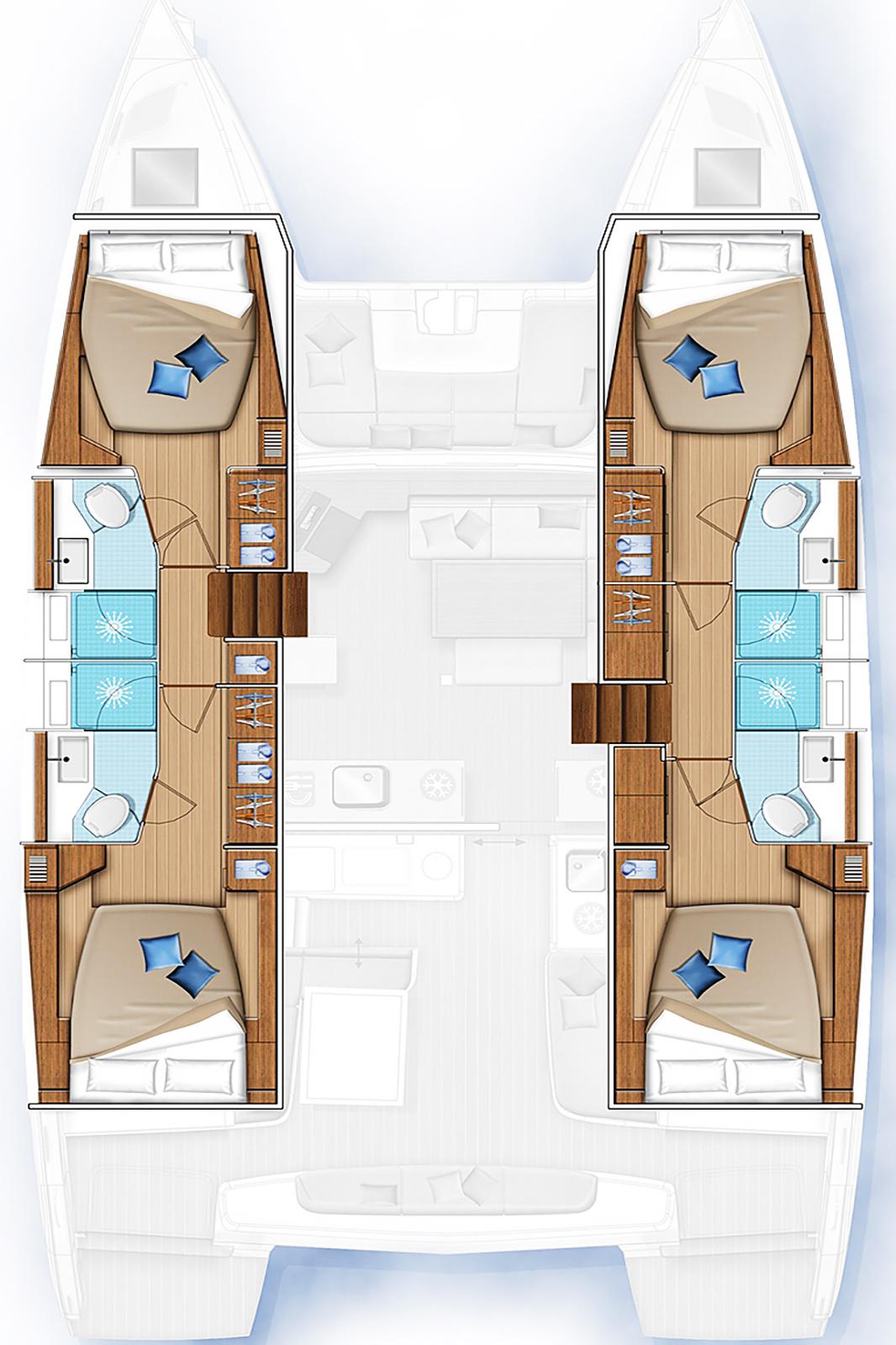 Lagoon 46 - 4 + 1 cab., picture 2