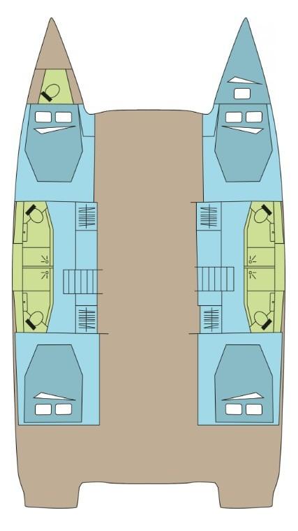Fountaine Pajot Elba 45 - 4 cab., picture 2