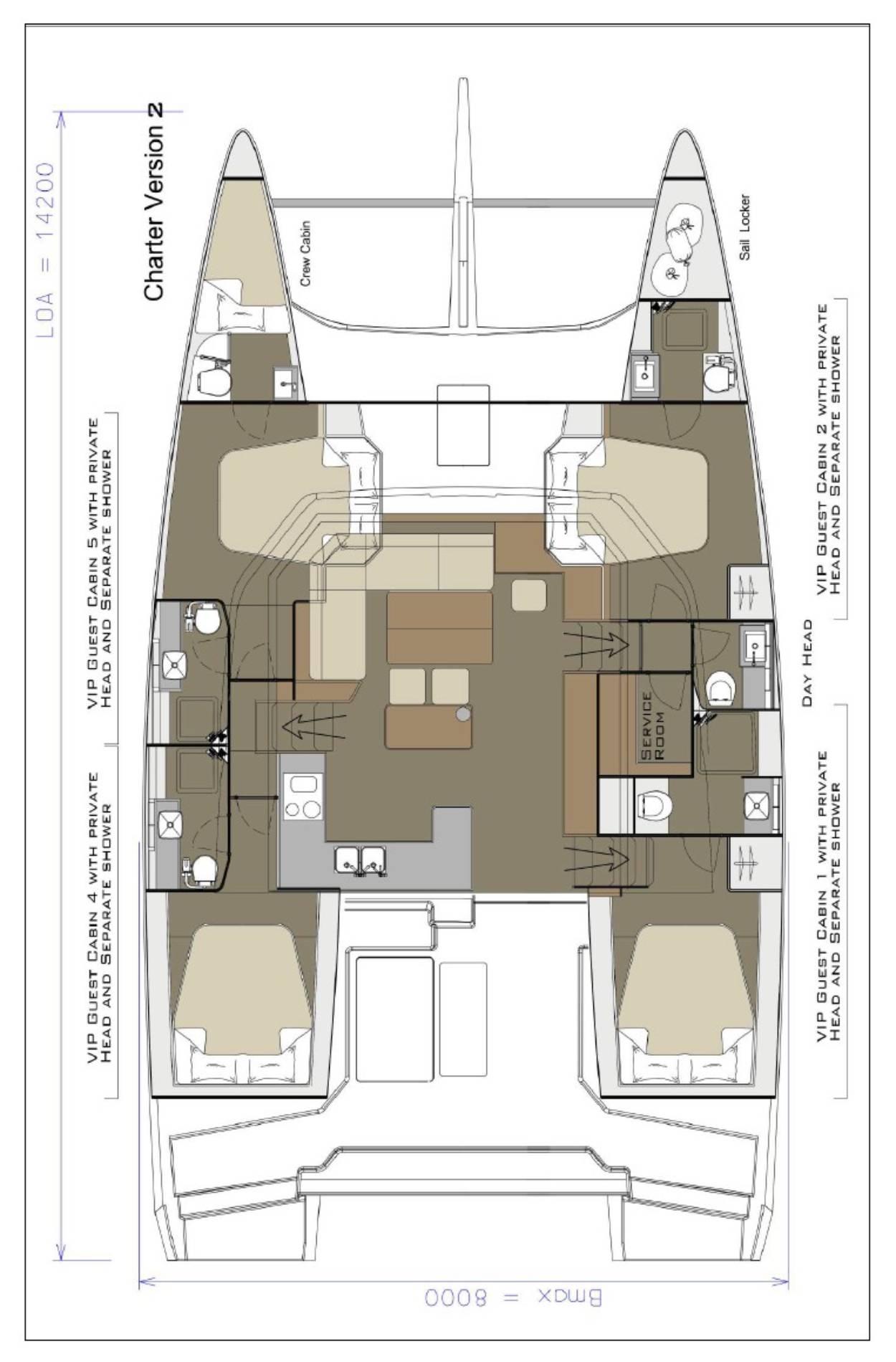 Dufour 48 Catamaran - 4 + 1 cab., picture 1