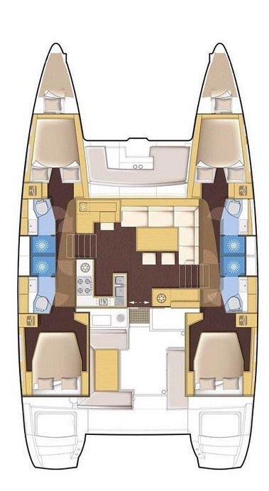 Lagoon 450 F - 4 + 2 cab., picture 2