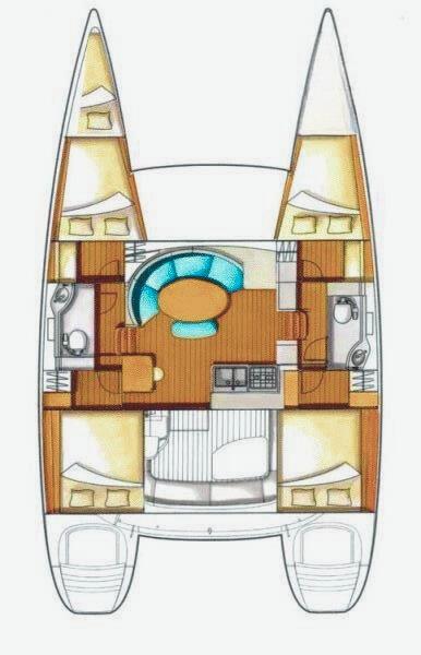 Lagoon 380 - 4 + 1 cab. - Amelie, picture 2