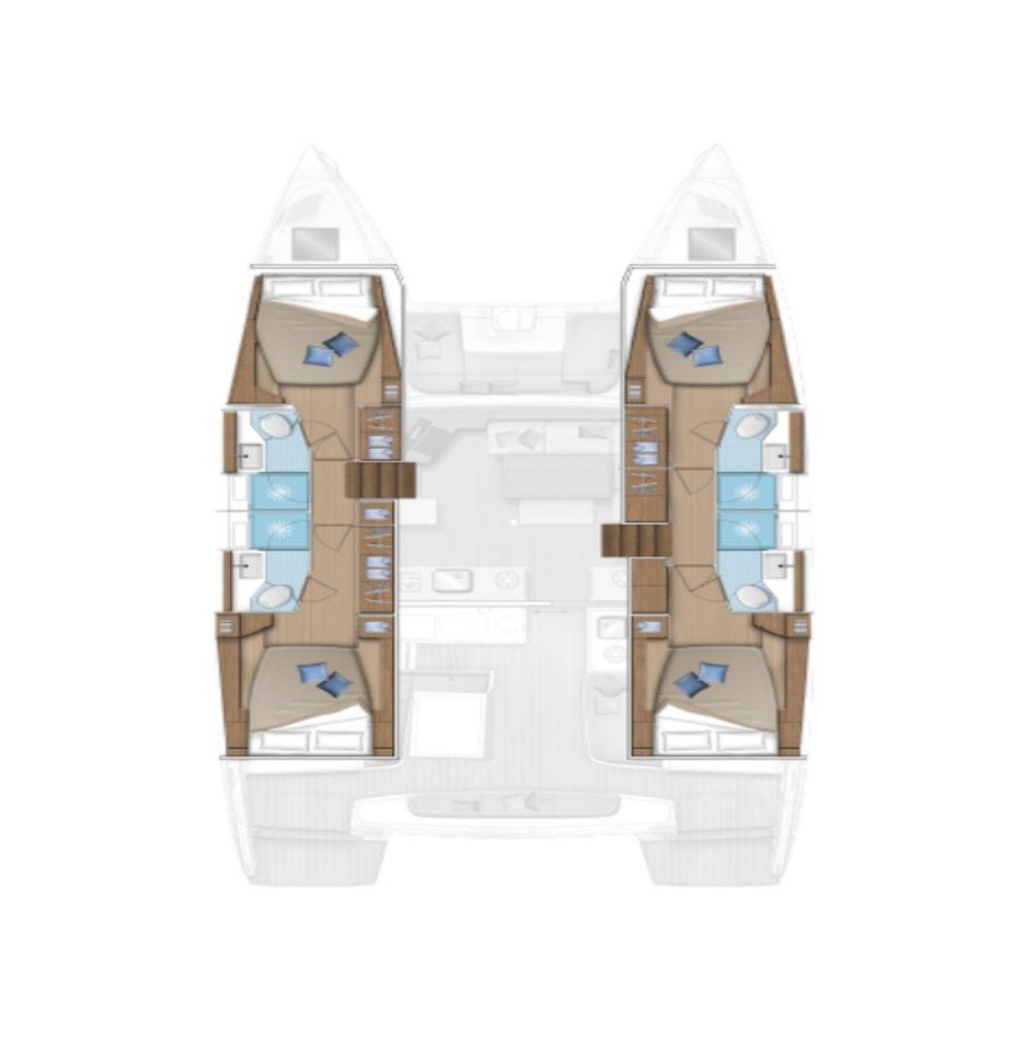Lagoon 46 - 4 + 1 cab., picture 3