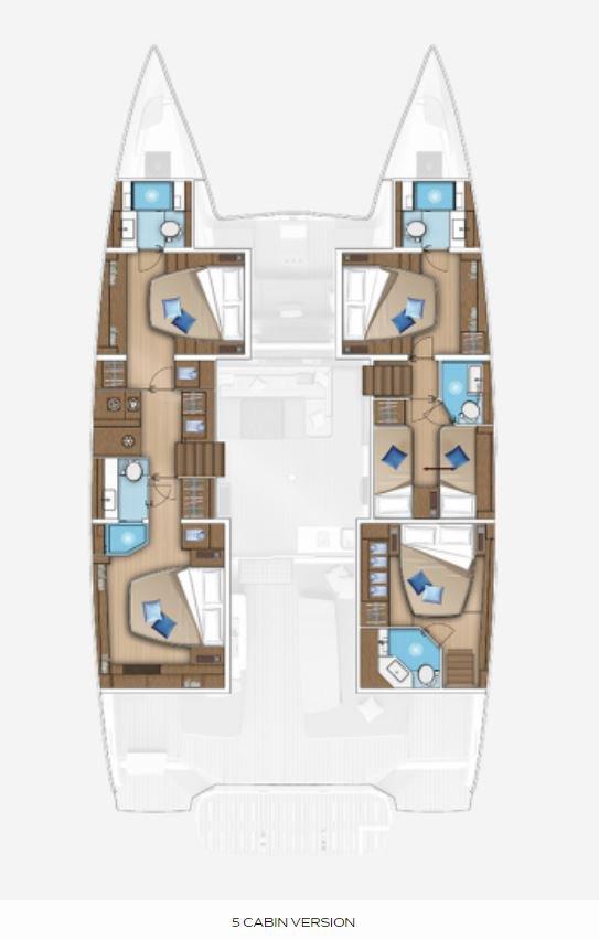 Lagoon 55 - 4 cab., picture 2