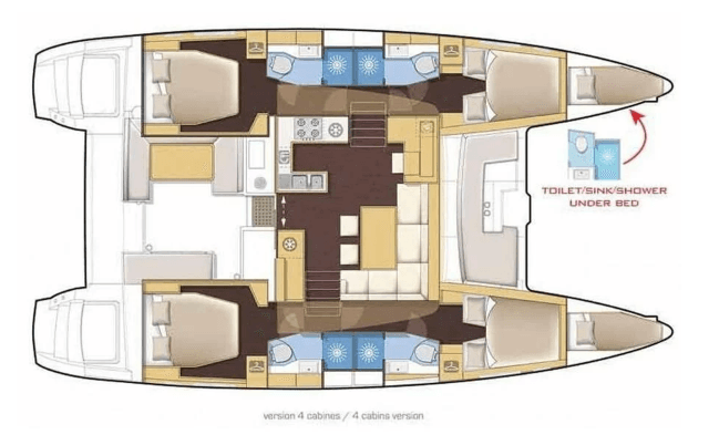 Lagoon 46 - 4 + 2 cab., picture 2