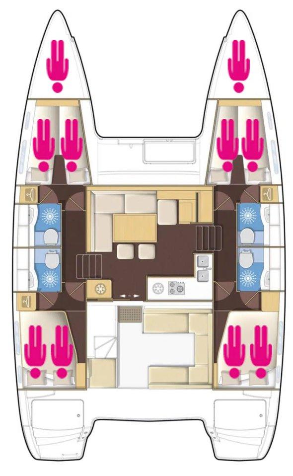 Lagoon 400 - 4 + 2 cab., picture 2