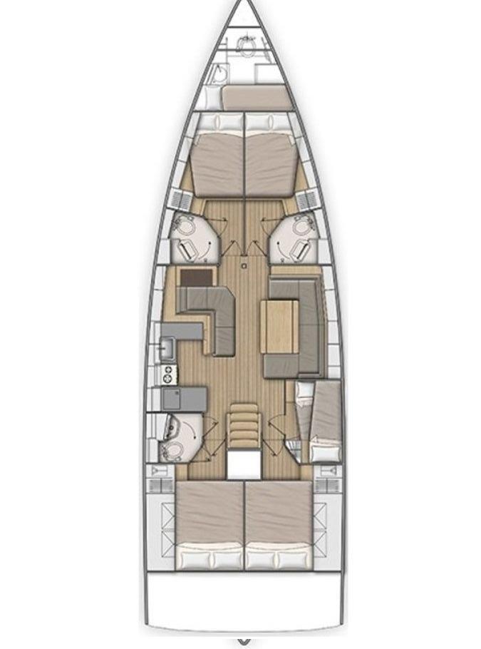 Oceanis 51.1 - 5 + 1 cab., picture 2