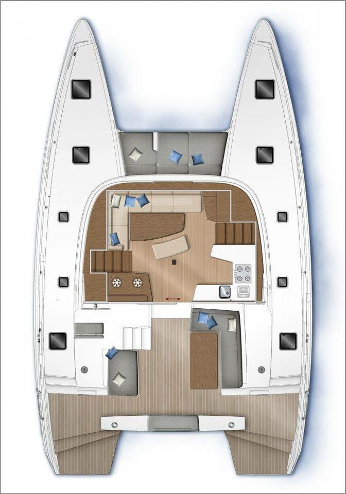 Lagoon 42 - 4 + 2 cab. - Canopée, picture 3