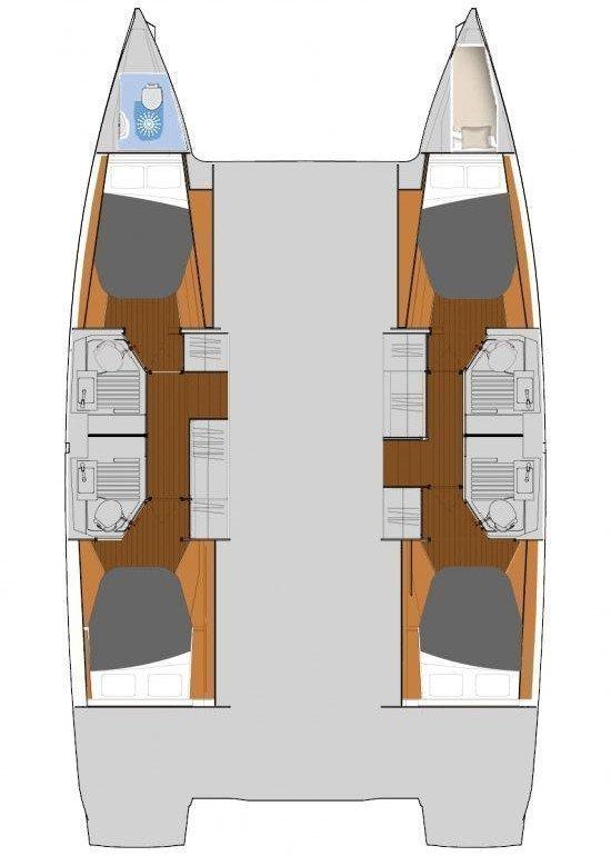 Fountaine Pajot Astrea 42 - 4 + 1 cab., picture 2