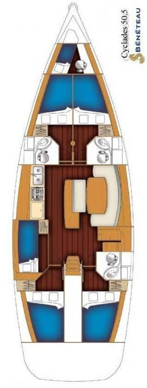 Cyclades 50.5 - 5 + 1 cab., picture 2