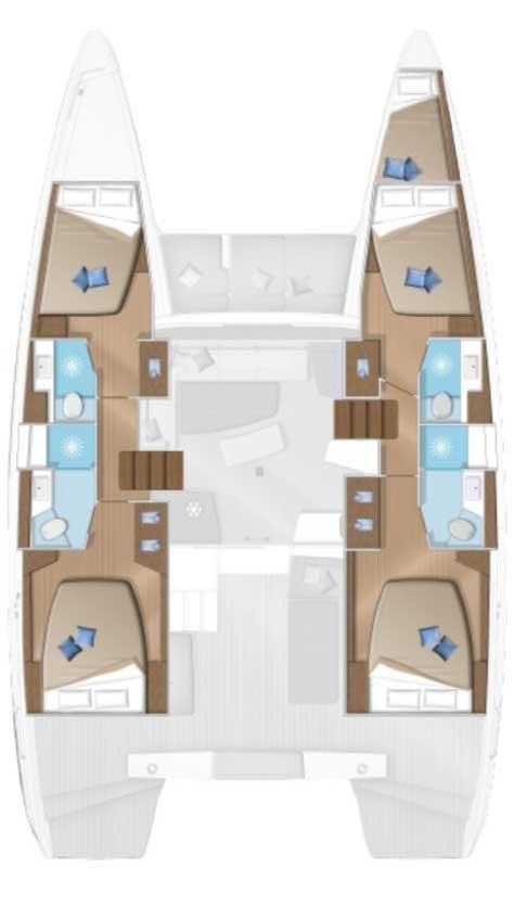 Lagoon 42 - 4 + 1 cab., picture 2