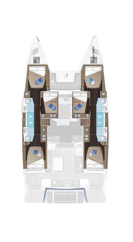 Lagoon 51 - 6 + 1 cab., picture 2