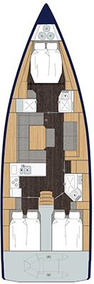 Bavaria C45 - 3 cab., picture 2