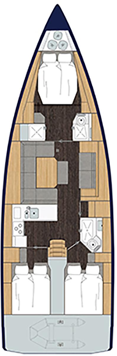 Bavaria C45 - 3 cab., picture 2