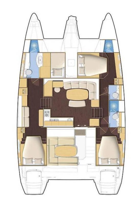 Lagoon 421 - 3 cab., picture 2