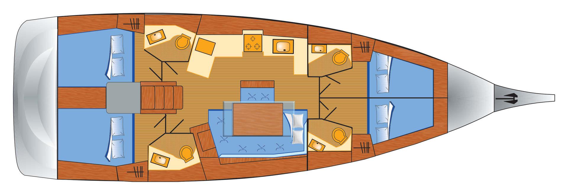 Oceanis 46.1 - 4 cab., picture 2