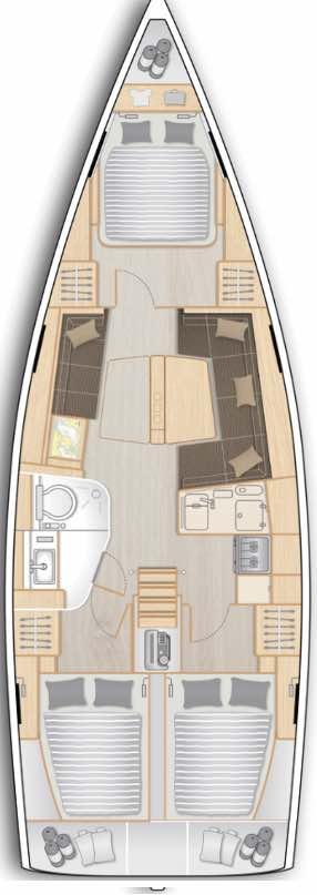 Hanse 418 - 3 cab., picture 2
