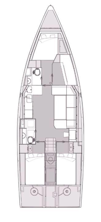Elan Impression 45 (ex. 43) - 4 cab., picture 2