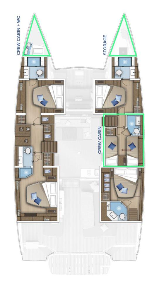 Lagoon 55 - 4 cab., picture 2