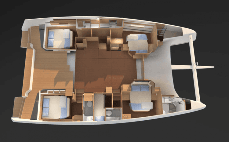 Dufour 48 Catamaran - 5 + 2 cab, picture 3