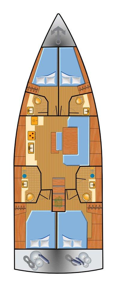 Hanse 460 - 4 cab., picture 2