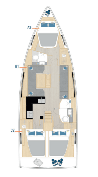 Hanse 410, picture 2