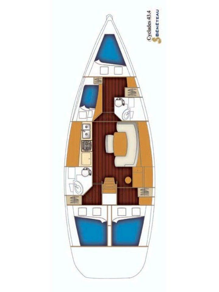 Cyclades 43.4, picture 2