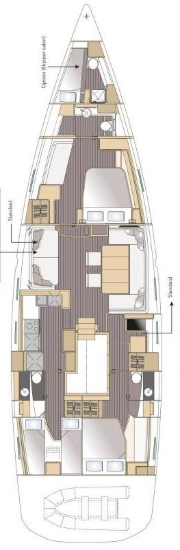 Jeanneau 64 - 4 cab., picture 2