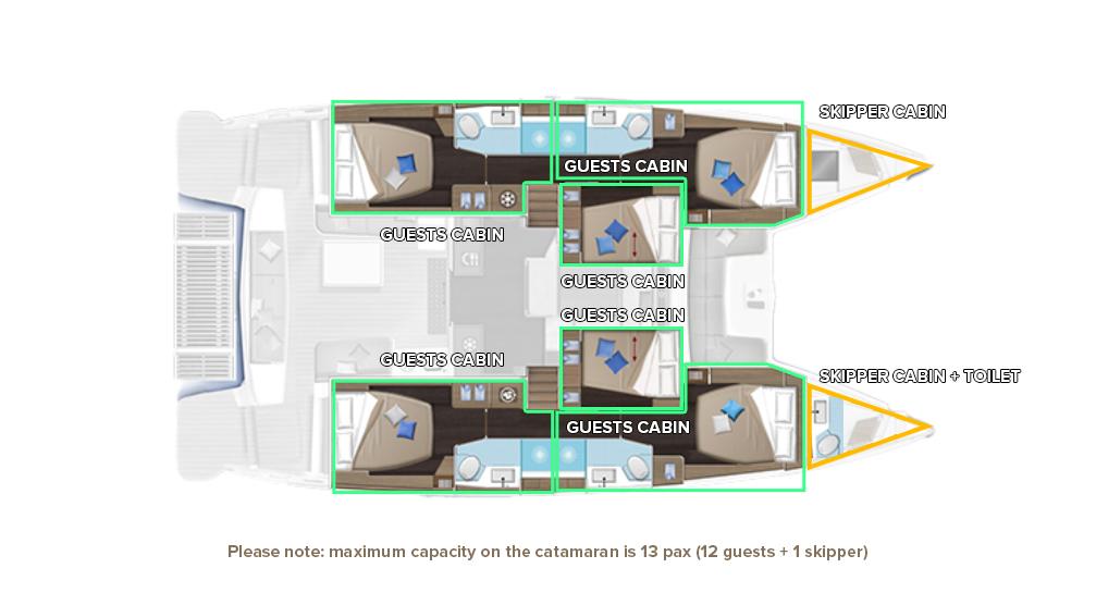 Lagoon 51 - 6 + 1 cab., picture 2