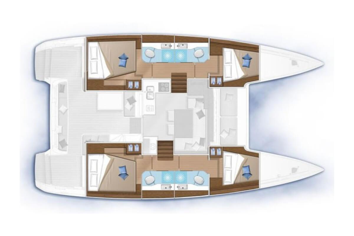 Lagoon 40 - 4 + 2 cab, picture 2