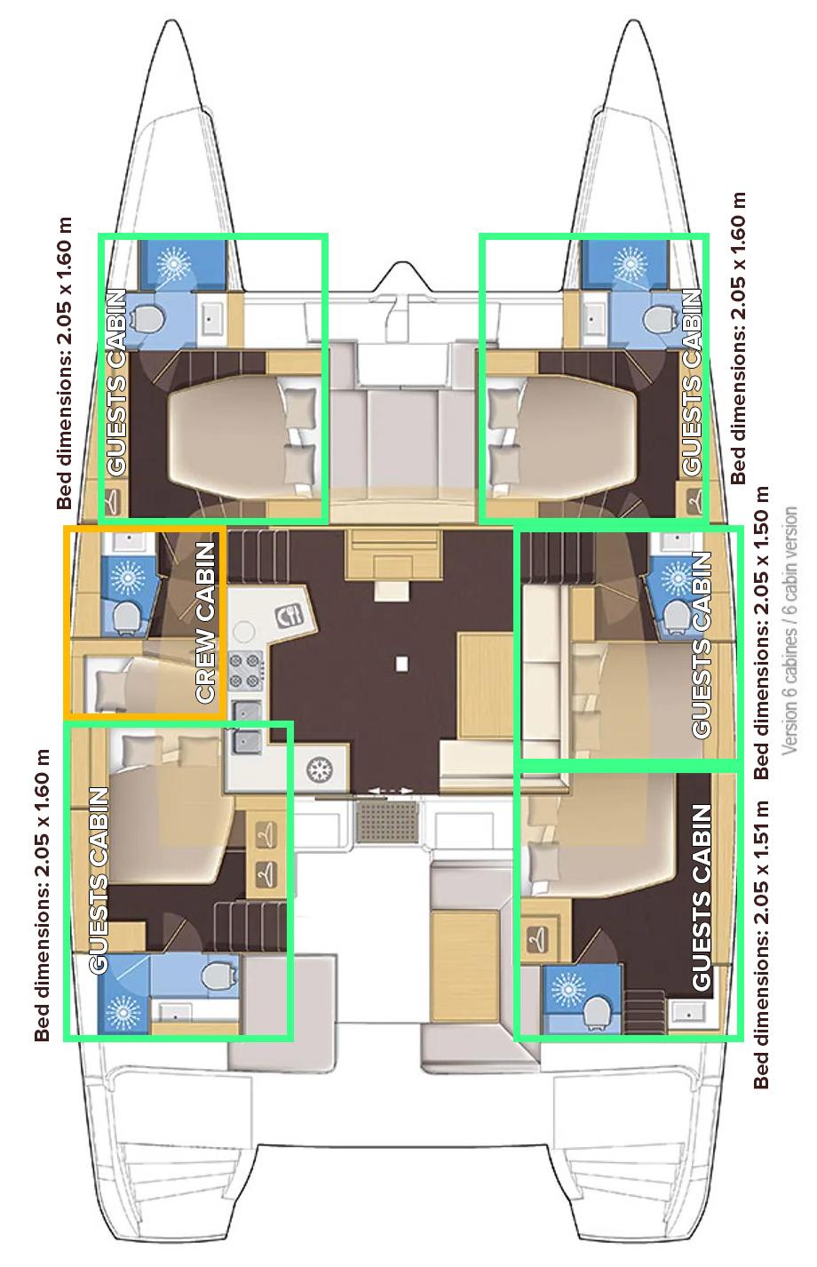 Lagoon 52 - 6 cab., picture 2