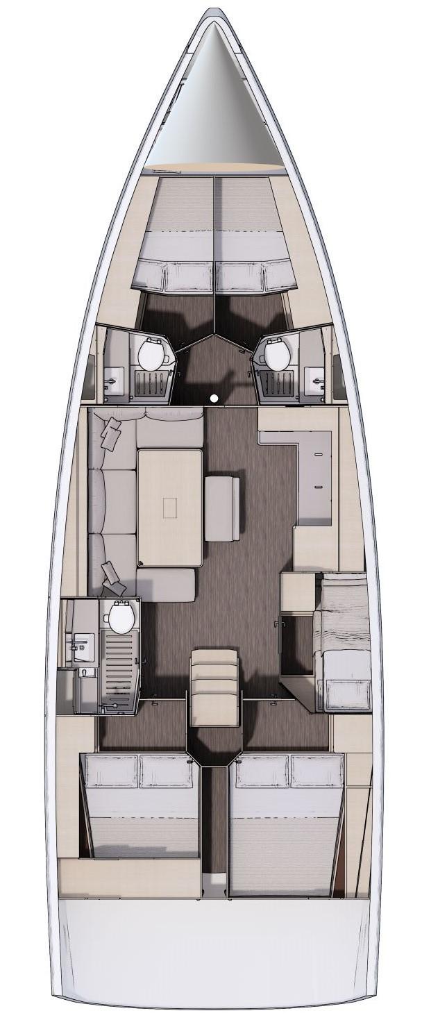 Dufour 470 - 5 cab., picture 2