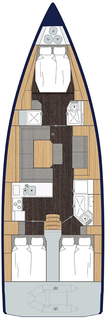 Bavaria C45 Style - 3 cab., picture 2