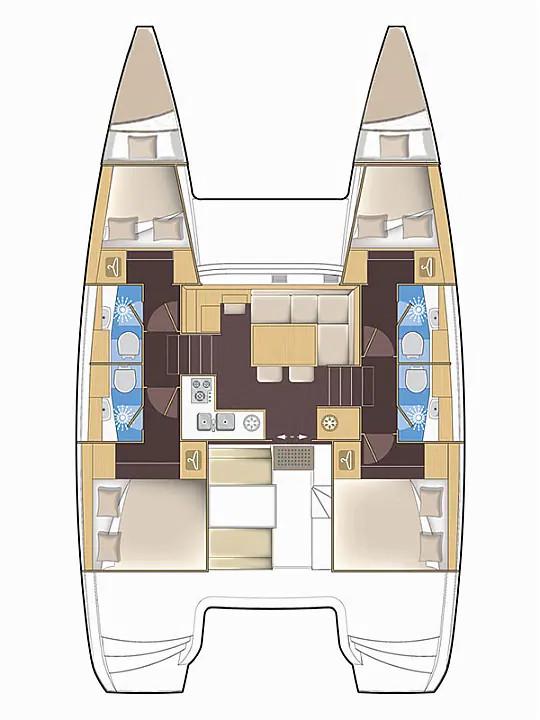 Lagoon 39 - 4 + 2 cab. - Vertigo, picture 2