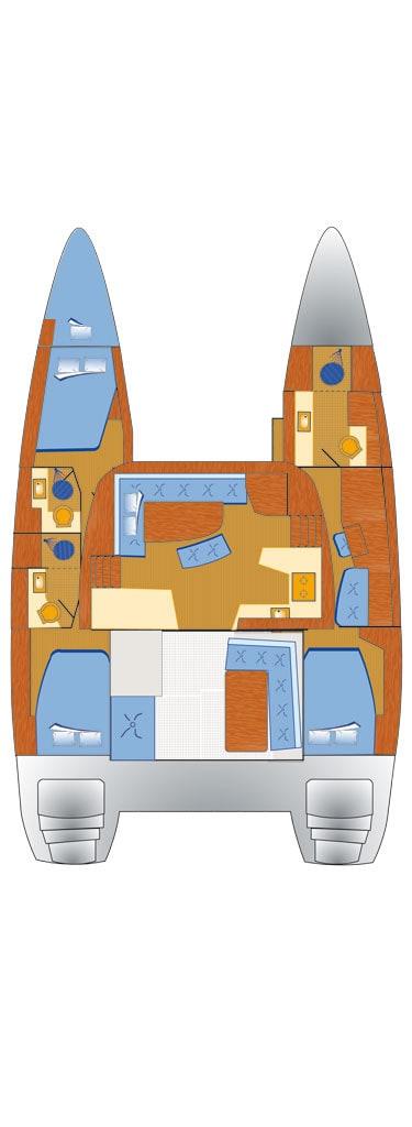 Lagoon 42 OW - 3 + 1 cab., picture 2