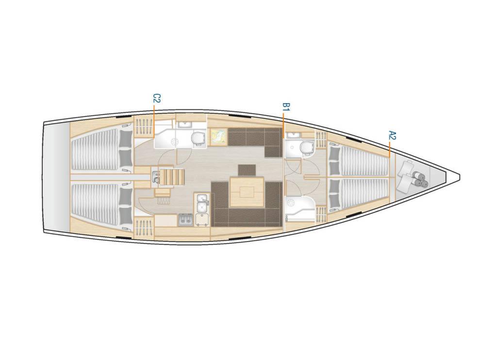 Hanse 458, picture 2