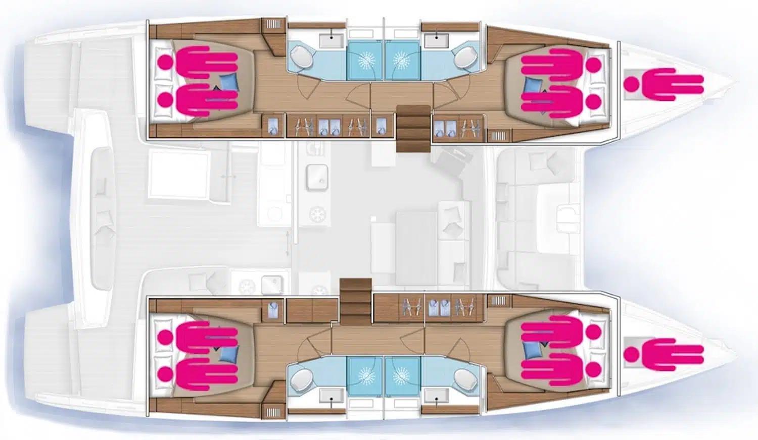 Lagoon 46 - 4 + 2 cab., picture 3