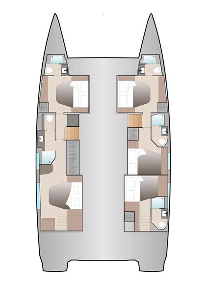 Fountaine Pajot Aura 51 - 5 + 1 cab., picture 2
