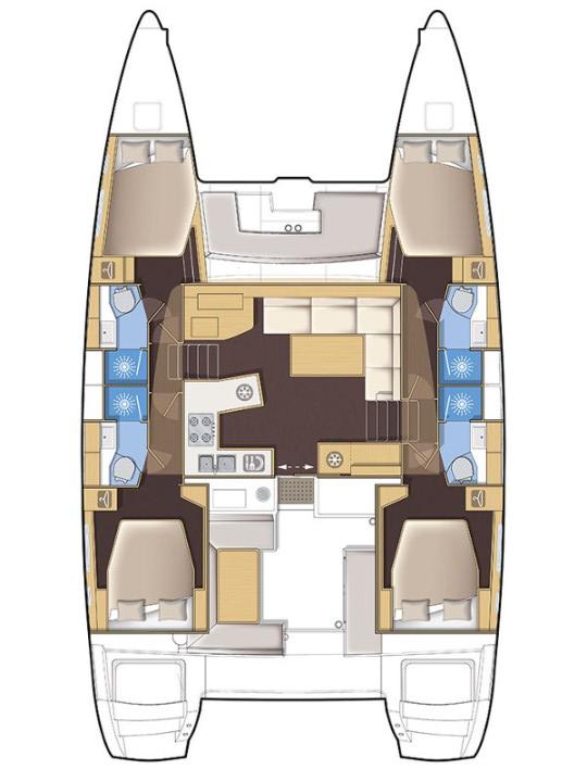 Lagoon 450 F - 4 + 2 cab., picture 2