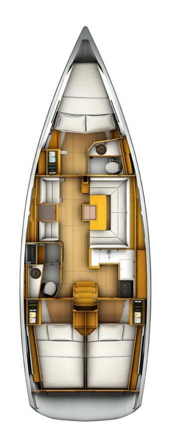 Sun Odyssey 419 - 3 cab., picture 2