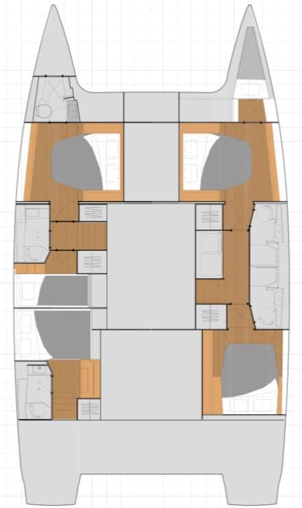 Fountaine Pajot Tanna 47 - 5 + 1 cab., picture 2