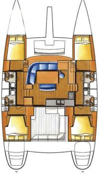 Lagoon 440 - 4 cab., picture 2