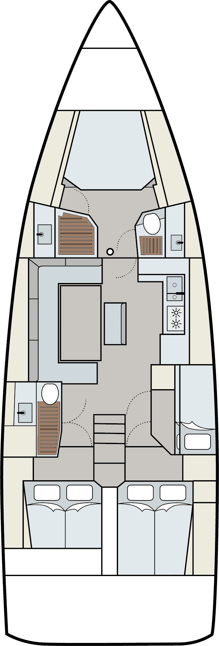 Dufour 470 - 4 cab. - Salacia, picture 2