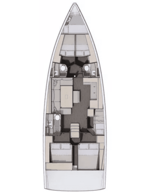 Dufour 470 - 5 + 1 cab. - Kaito, picture 2