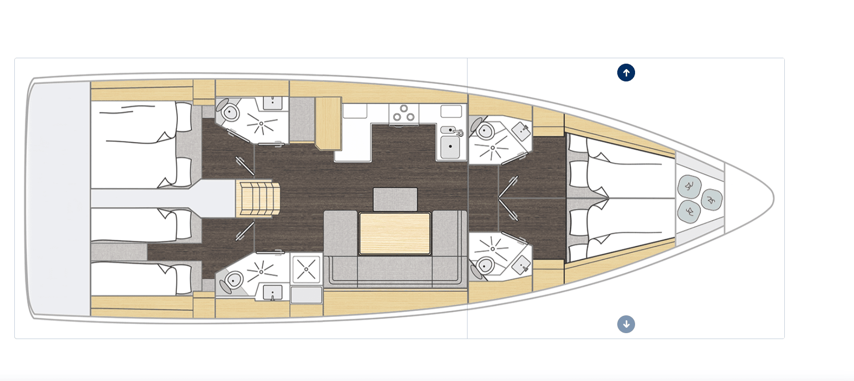 Bavaria C46 - 4 cab., picture 2