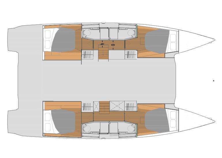 Fountaine Pajot Elba 45 - 4 cab., picture 15