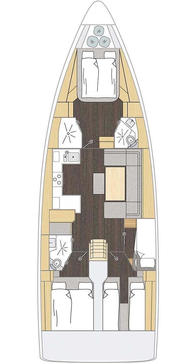 Bavaria C46 - 4 cab., picture 2
