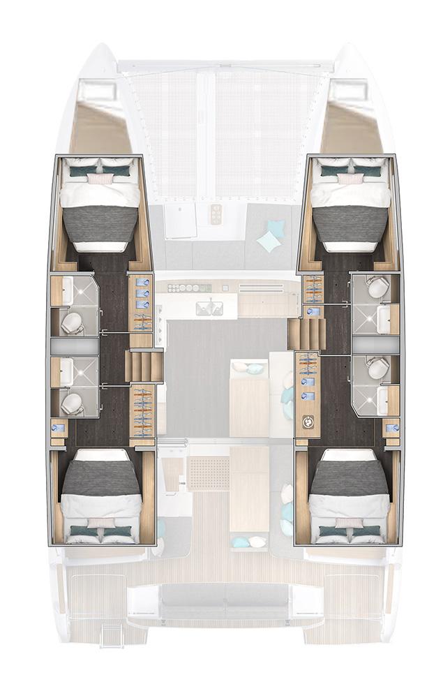 Lagoon 43 - 4 + 2 cab., picture 2